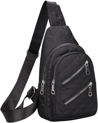 Crossbody Small Sling Backpack Sling Bag for Women Men, Chest Bag Daypack Crossbody for Travel Sport Running Hiking in Saudi Arabia