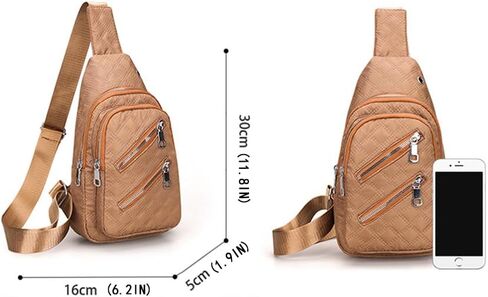 Crossbody Small Sling Backpack Sling Bag for Women Men, Chest Bag Daypack Crossbody for Travel Sport Running Hiking in Saudi Arabia