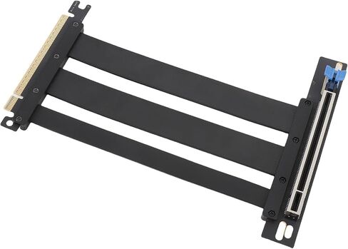كابل الزاوية اليمنى 5.0 x16 كابل ، مجزأة PCIe 5.0 x16 قابس الكابل الناهض وتشغيله لإنشاء ITX (15 سم) in Saudi Arabia
