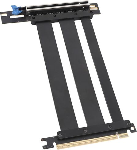 كابل الزاوية اليمنى 5.0 x16 كابل ، مجزأة PCIe 5.0 x16 قابس الكابل الناهض وتشغيله لإنشاء ITX (15 سم) in Saudi Arabia