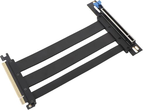 كابل الزاوية اليمنى 5.0 x16 كابل ، مجزأة PCIe 5.0 x16 قابس الكابل الناهض وتشغيله لإنشاء ITX (15 سم) in Saudi Arabia
