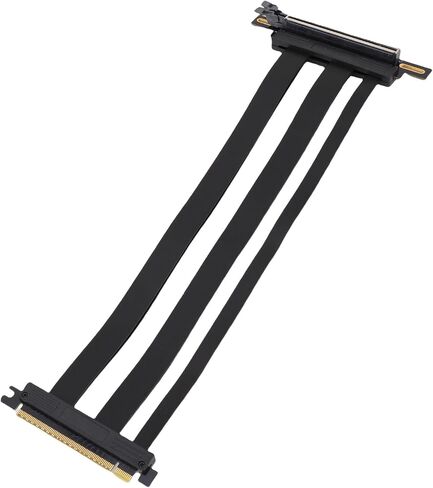 Right Angle PCIe 5.0 X16 Cable, Segmented PCIe 5.0 X16 Riser Cable Plug and Play for ITX Builds (30cm) in Saudi Arabia