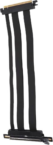 Right Angle PCIe 5.0 X16 Cable, Segmented PCIe 5.0 X16 Riser Cable Plug and Play for ITX Builds (30cm) in Saudi Arabia