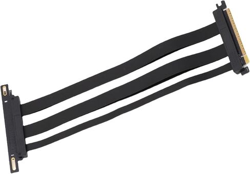 Right Angle PCIe 5.0 X16 Cable, Segmented PCIe 5.0 X16 Riser Cable Plug and Play for ITX Builds (30cm) in Saudi Arabia