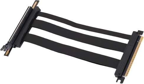Right Angle PCIe 5.0 X16 Cable, Segmented PCIe 5.0 X16 Riser Cable Plug and Play for ITX Builds (20cm) in Saudi Arabia