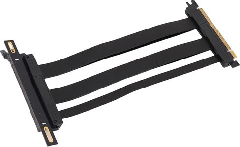 Right Angle PCIe 5.0 X16 Cable, Segmented PCIe 5.0 X16 Riser Cable Plug and Play for ITX Builds (20cm) in Saudi Arabia