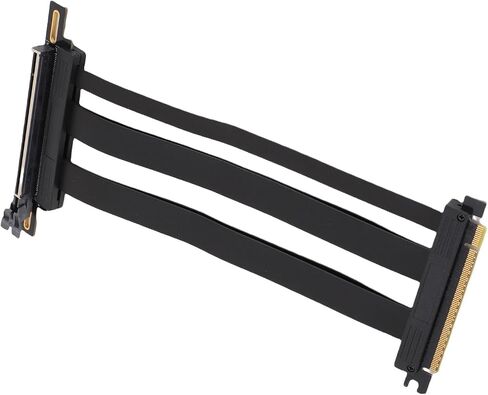 Right Angle PCIe 5.0 X16 Cable, Segmented PCIe 5.0 X16 Riser Cable Plug and Play for ITX Builds (20cm) in Saudi Arabia