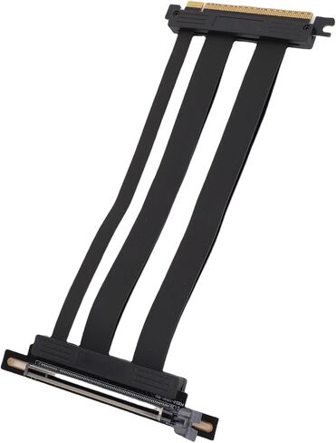 Right Angle PCIe 5.0 X16 Cable, Segmented PCIe 5.0 X16 Riser Cable Plug and Play for ITX Builds (20cm) in Saudi Arabia