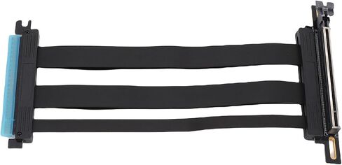 Right Angle PCIe 5.0 X16 Cable, Segmented PCIe 5.0 X16 Riser Cable Plug and Play for ITX Builds (20cm) in Saudi Arabia