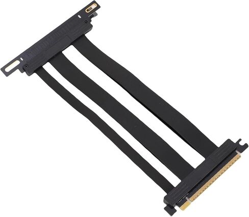 Right Angle PCIe 5.0 X16 Cable, Segmented PCIe 5.0 X16 Riser Cable Plug and Play for ITX Builds (20cm) in Saudi Arabia