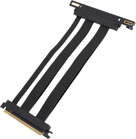 Right Angle PCIe 5.0 X16 Cable, Segmented PCIe 5.0 X16 Riser Cable Plug and Play for ITX Builds (20cm) in Saudi Arabia