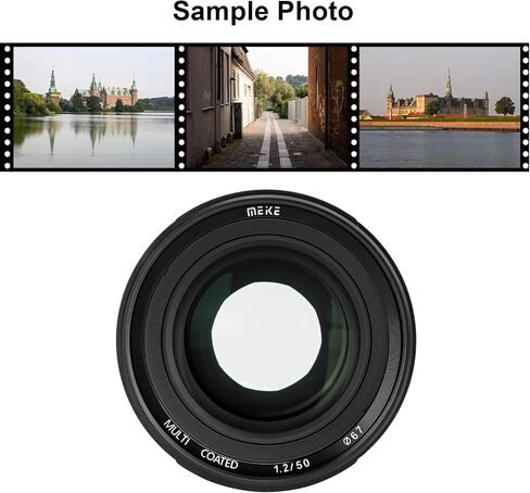 MEKE 50mm F1.2 Large Aperture Manual Focus Full Frame Lens Compatible with Nikon Z-Mount Cameras Z5 Z6 Z7 Z6II Z7II Z30 Z50 Z8 Z9 in Saudi Arabia
