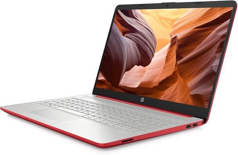 HP 2023 15'' HD IPS Laptop, Windows 11, Intel Pentium 4-Core Processor Up to 2.70GHz, 8GB RAM, 128GB SSD, HDMI, Super-Fast 6th Gen WiFi, Dale Red (Renewed) in Saudi Arabia
