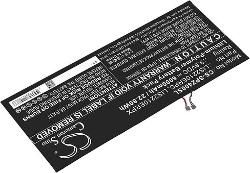6000mAh / 22.80Wh Battery for Sony SGP771, Xperia Z4 Tablet SGP712 PN:Sony LIS2210ERPC, LIS2210ERPX in Saudi Arabia