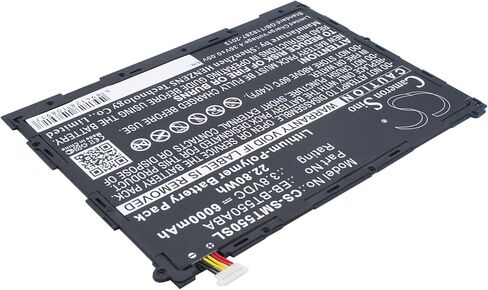 Cameron Sino Battery for Samsung Galaxy Tab A 9.7 ، SM-P550 ، SM-P555 ، SM-P555Y ، SM-T550 ، SM-T555 ، SM-T555C 6000MAH in Saudi Arabia