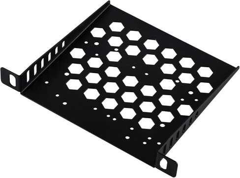 Geekpi Deskpi Rackmate TT Accessories 7 بوصة 0.5U رف رف رف ، 0.5U خادم رف رف رف تنفيس صينية ناتئ فقط لمكتبي رف in Saudi Arabia