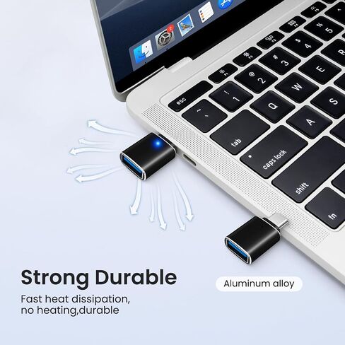 USB-C 3.1 إلى محول البرق (2 عبوة) ، ذكور البرق إلى USB C أنثى ، محول ميكروفون سماعة الرأس ، الشحن ، متوافق مع OTG-أبيض in Kuwait