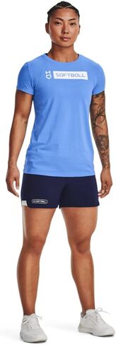 Under Armour women's 2n1 Softball Short 22 in Saudi Arabia