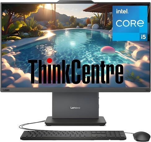 Lenovo ThinkCentre Home & Business All-in-one Computer, 23.8" FHD IPS Display, Intel Core i5-13420H Processor, 64GB DDR5 RAM, 2TB PCIe SSD, Wi-Fi 6, Webcam, USB-C, HDMI in&Out, Windows 11 Pro in Saudi Arabia