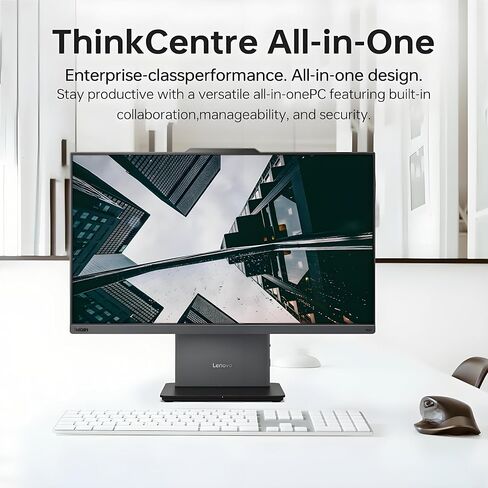 Lenovo ThinkCentre Home & Business All-in-one Computer, 23.8" FHD IPS Display, Intel Core i5-13420H Processor, 64GB DDR5 RAM, 2TB PCIe SSD, Wi-Fi 6, Webcam, USB-C, HDMI in&Out, Windows 11 Pro in Saudi Arabia