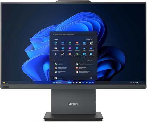 Lenovo ThinkCentre Neo 50a Business All-in-One, 23.8" FHD Anti-Glare Display, Intel Core i7-13620H, 16GB DDR5 RAM, 512GB SSD, Wired KB & Mouse, HDMI, RJ-45, Webcam, Wi-Fi 6, Windows 11 Pro, Black in Saudi Arabia