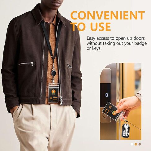 Adjustable Crossbody Phone Lanyard 2 Pack & Retractable ID Badge Card Holder,Universal Cell Phone Multifuctional Patch Lanyards Compatible with Most Smartphones（Black/Black） in Kuwait