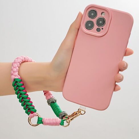 Braided Phone Wrist Strap with Tether Tab for Women,Cord Handwoven Wrist Lanyard for Camera Keys Travel Essentials in Kuwait
