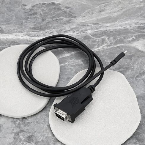 Create idea USB C to RS232 Serial Cable Type C to DB9 Male Adapter for Laptop Printer, 1.5m in Saudi Arabia