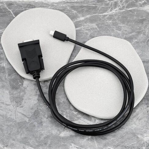 Create idea USB C to RS232 Serial Cable Type C to DB9 Male Adapter for Laptop Printer, 1.5m in Saudi Arabia