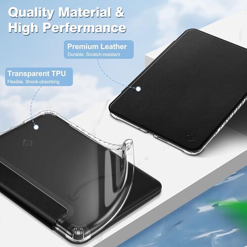 Fintie Case for 7" All-New Kindle Paperwhite (12th Generation, 2024) and Kindle Colorsoft Signature Edition, Ultra Clear Soft Flexible Light Transparent Case + TPU Back Case in Saudi Arabia