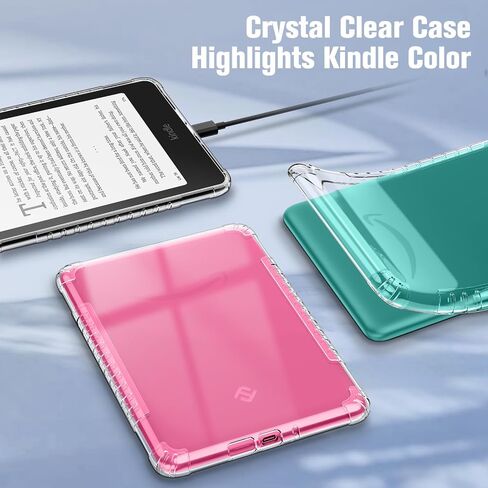 Fintie Case for 7" All-New Kindle Paperwhite (12th Generation, 2024) and Kindle Colorsoft Signature Edition, Ultra Clear Soft Flexible Light Transparent Case + TPU Back Case in Saudi Arabia