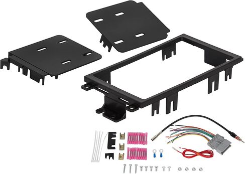 Kojem Double Din Stereo Radio Kit ، HARNIST ، HARNESS ، والهوائي متوافق مع Select Telect 1994-2012 BUICK CHEVY GMC in Saudi Arabia