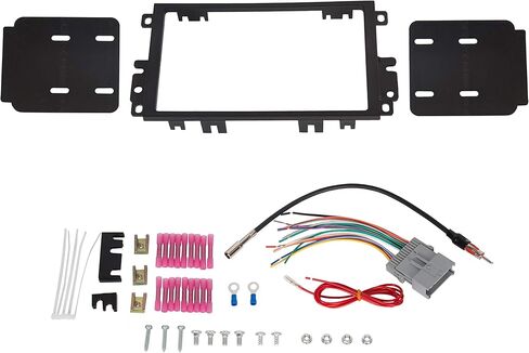 Kojem Double Din Stereo Radio Kit ، HARNIST ، HARNESS ، والهوائي متوافق مع Select Telect 1994-2012 BUICK CHEVY GMC in Saudi Arabia