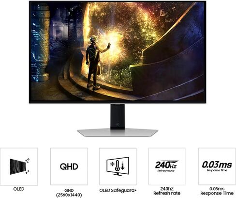 Samsung 27" S3 Series Business Essential Computer Monitor, with FHD IPS Panel, AMD FreeSync, Advanced Eye Care, VESA Mount (75mm), & Dockztorm USB Port Expander (LS27C330GANXZA - 2025 Latest Model) in Saudi Arabia