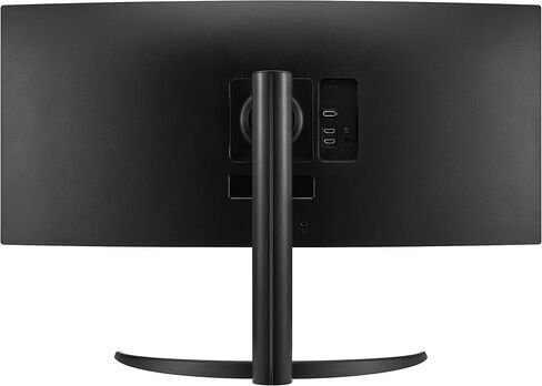 LG 34WP60C-B 34" 21:9 Curved UltraWide QHD (3440 x 1440) HDR 10 160Hz 1ms Gaming Monitor with Tilt Adjustable Stand, AMD FreeSync Premium, Display Port and HDMI, Black, WEPGPY in Saudi Arabia