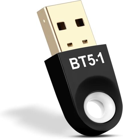 Bluetooth Adapter for PC, UrbanX USB Bluetooth Adapter 5.1 EDR, Bluetooth Dongle Wireless Bluetooth Receiver for HP Spectre Support Windows 10/8.1/8/7 in Saudi Arabia