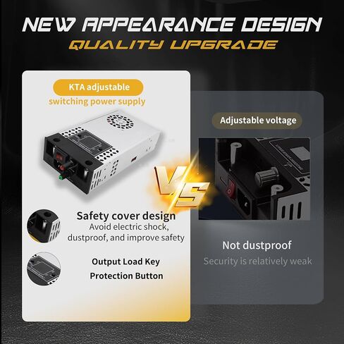 New Version AC to DC Converter 0-30V 500W Digital Display Power Supply,SMPS 120V to 0-30V 0-16.6A Adjustable Voltage Current Converter Switching DC Transformer Driver Adapter(DC0-30V/0-16.6A/500W) in Kuwait