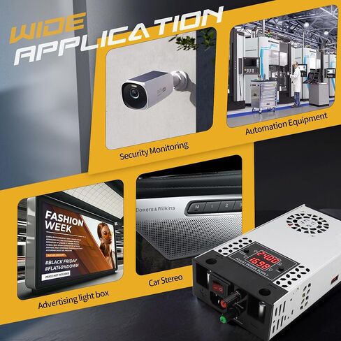 New Version AC to DC Converter 0-30V 500W Digital Display Power Supply,SMPS 120V to 0-30V 0-16.6A Adjustable Voltage Current Converter Switching DC Transformer Driver Adapter(DC0-30V/0-16.6A/500W) in Kuwait