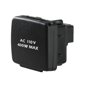 Center Console Rear Power Outlet Plug 110V 400W Rear AC Outlet Socket Assembly Compatible with Ford F150 2015-2016 Replace# FL3Z-19N236-A