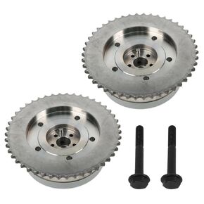 Engine Variable Timing Sprocket Cam Camshaft Phaser Gear of 2 pcs Replacement for Compatible with Chevy Buick GMC GM 2.0L 2.4L Replace# 12621505 12578515