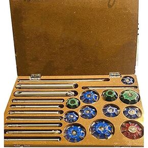 12 Pieces Engine Valve Seat Carbide Face Cutters 30, 45, 70/20 Bore Degree