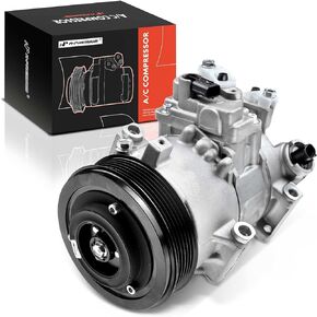 A-Premium Air Conditioner AC Compressor with Clutch Compatible with Toyota Corolla 2011-2013, Matrix 1.8L 2013