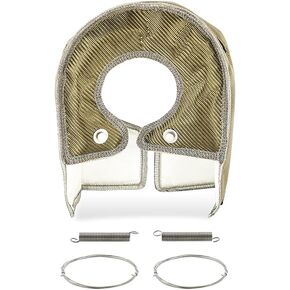 Mishimoto MMTB-DMAX-05 Titanium Turbo Blanket, Compatible With Chevrolet/GMC 6.6L Duramax 2004.5-2016