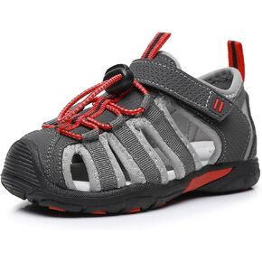 Boys Girls Sandals Close Toe Outdoor Soft Sole Summer Sandals (Toddler/Little Kid)