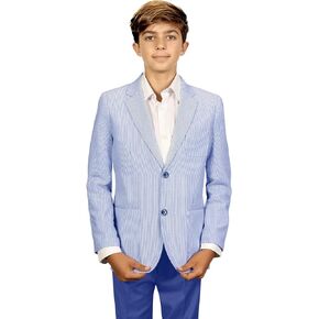 Gioberti Kids and Boys Seersucker Blazer Jacket