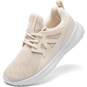 nerteo Girls Shoes Slip on Boys Kids Sneakers Lightweight Tennis Running Walking Gym Fashion Shoes for Little Kid/Big Kid