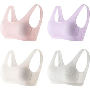 Cotton Training Bras for Girls Big Girls' Sports Bra Yoga Bra for Teens Comfort Dance Crop Top