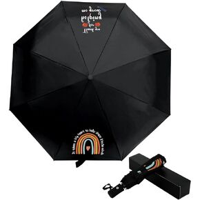 Teacher Appreciation Gifts-Best Teacher Gift for Women & Men, End of Year Teacher Gifts Ideas-Thank You Retirement Birthday Daycare Teacher Gifts From Student-Novelty Compact Automatic Umbrella