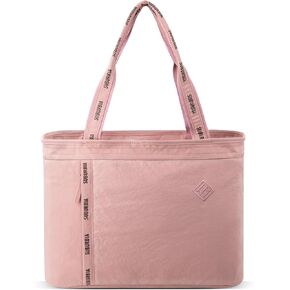 Women Tote Bag - Gym Bags with Zipper Fitness Shoulder Handbag with Wet Compartment Yoga Bag for Mat and Blocks Fit Sports,Work,Nurse