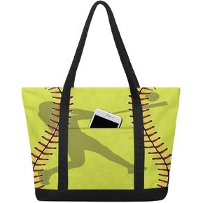 Women Tote Handbag Large Oversize Canvas Tote Bag Sports Gym Beach Travel Bag Gifts for Mom Sister Wife Friends